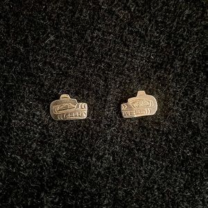 First Nations Hand Carved Stud Earrings